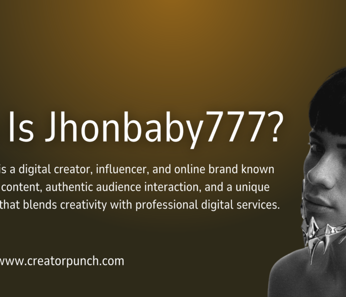 Who Is Jhonbaby777?